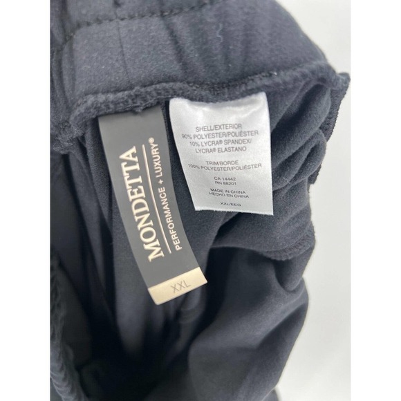 Mondetta Jogger Cozy Warm Side Pockets Recycled Fabric Black Women's XXL 2XL - Picture 4 of 4